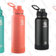 Insulated Stainless Steel 32oz. Water Bottle (Blush) | $22 | Amazon
Insulated Stainless Steel 32oz. Water Bottle (Black) | $22 | AmazonInsulated Stainless Steel 40oz. Water Bottle (Coral) | $32 | AmazonInsulated Stainless Steel 40oz. Water Bottle (Teal) | $32 | Amazon